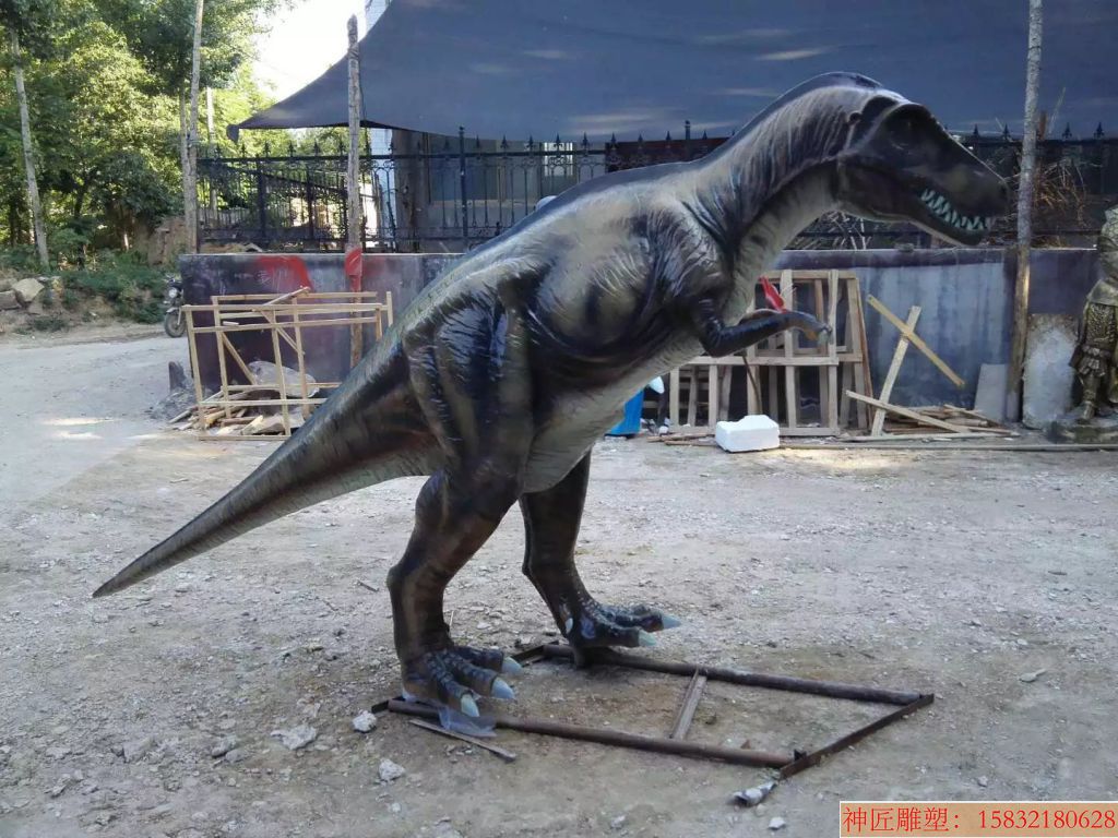 厂家直销游乐场雕塑 卡通雕塑 玻璃钢动物卡通雕塑 大型恐龙景观雕塑